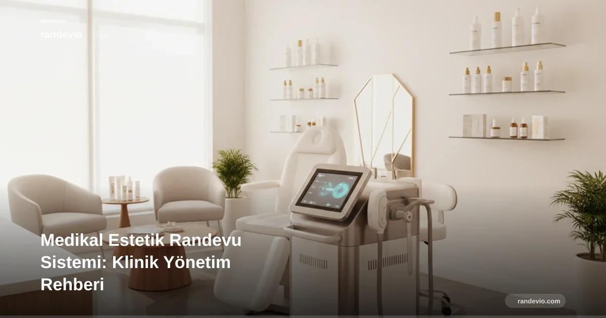 Medikal Estetik Randevu Sistemi: Klinik Yönetim Rehberi