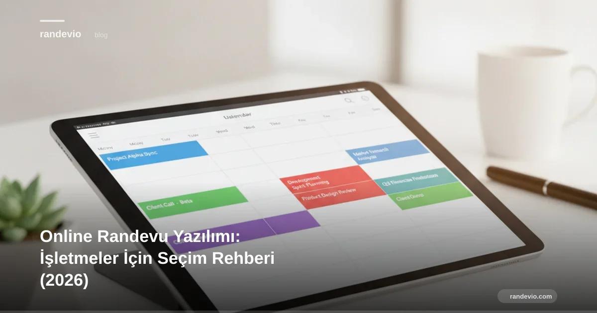 Online Randevu Yazılımı: İşletmeler İçin Seçim Rehberi (2026)