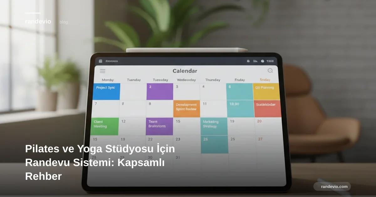 Pilates ve Yoga Stüdyosu İçin Randevu Sistemi: Kapsamlı Rehber