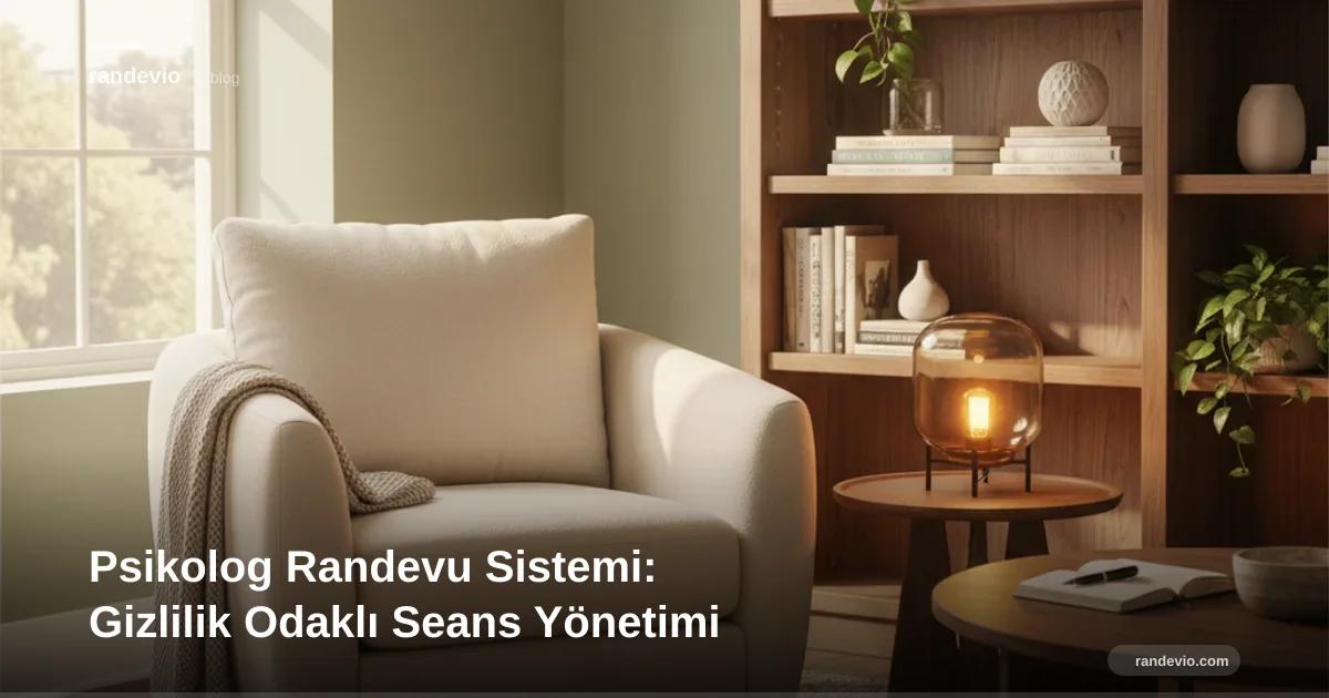 Psikolog Randevu Sistemi: Gizlilik Odaklı Seans Yönetimi