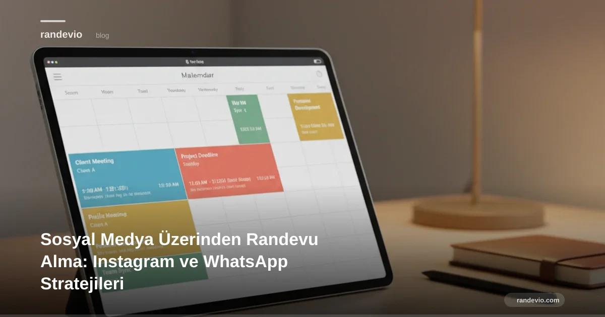 Sosyal Medya Üzerinden Randevu Alma: Instagram ve WhatsApp Stratejileri
