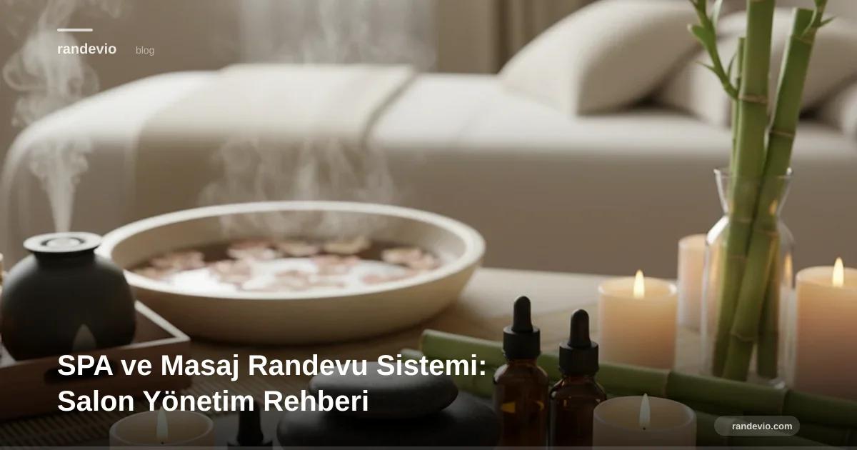 SPA ve Masaj Randevu Sistemi: Salon Yönetim Rehberi
